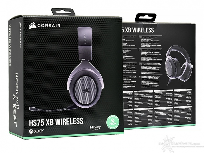 CORSAIR HS75 XB WIRELESS 1. Unboxing 1
