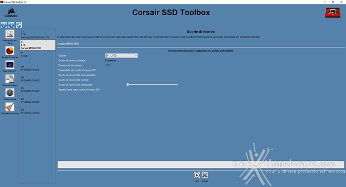 CORSAIR MP600 PRO 2TB 2. Firmware - TRIM - SSD Toolbox 7