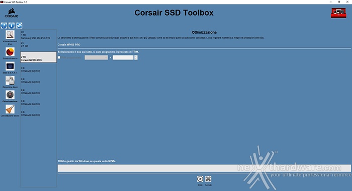 CORSAIR MP600 PRO 2TB 2. Firmware - TRIM - SSD Toolbox 10