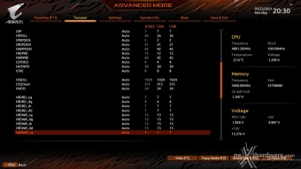 GIGABYTE Z590 AORUS MASTER 8. UEFI BIOS - Tweaker 16