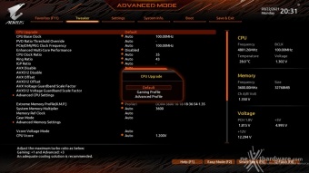 GIGABYTE Z590 AORUS MASTER 8. UEFI BIOS - Tweaker 2