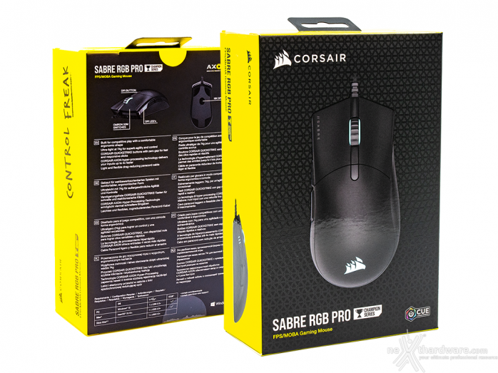 CORSAIR SABRE RGB PRO 1. Unboxing 1