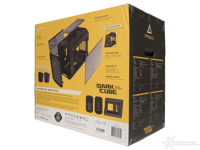 Antec Dark Cube 1. Packaging & Bundle 2