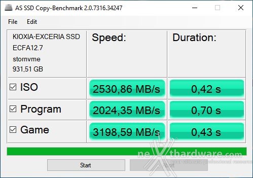 KIOXIA EXCERIA 1TB 11. AS SSD Benchmark 4