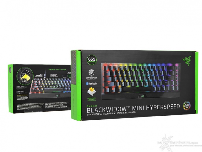 Razer BlackWidow V3 Mini HyperSpeed 1. Packaging & Bundle 1