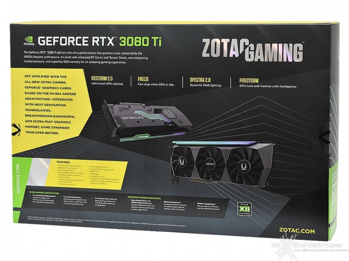 ZOTAC GeForce RTX 3080 Ti AMP Holo 1. Packaging & Bundle 2