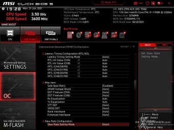 MSI MEG Z590 ACE 8. MSI Click BIOS 5 - Overclock 18