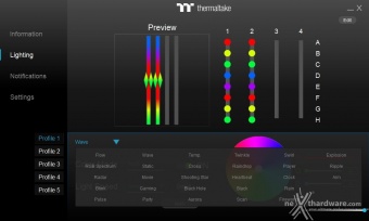 Thermaltake TOUGHRAM XG RGB 4600MHz C19 2. Software controllo illuminazione 5