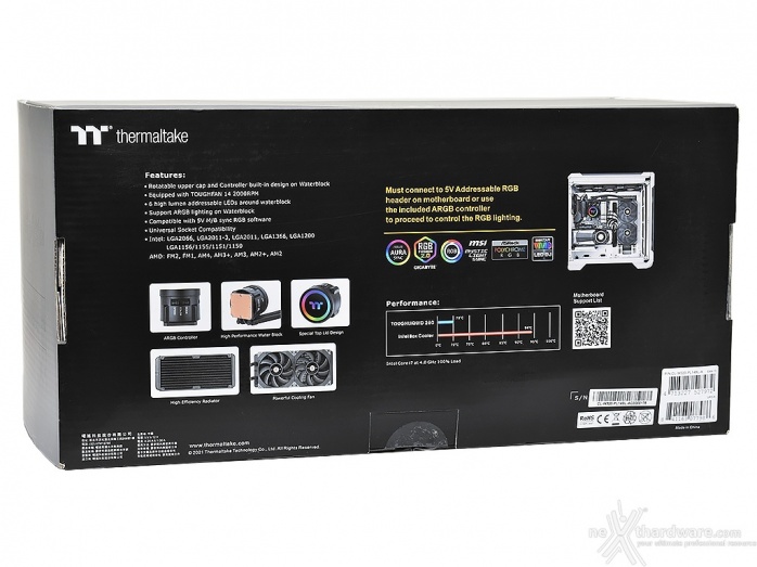 Thermaltake TOUGHLIQUID 280 ARGB Sync 1. Packaging & Bundle 2