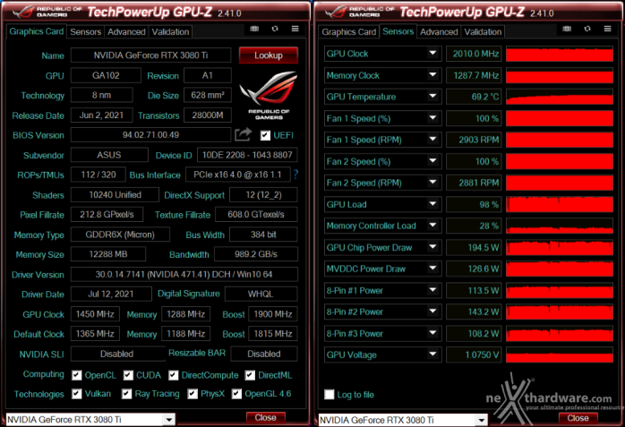 ASUS ROG STRIX GeForce RTX 3080 Ti OC 12. Overclock 4