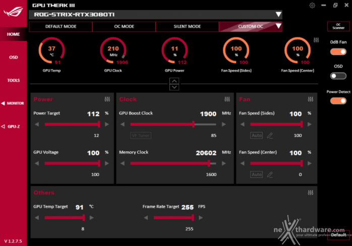 ASUS ROG STRIX GeForce RTX 3080 Ti OC 12. Overclock 3