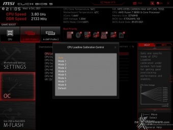 MSI MPG X570S CARBON MAX WIFI 8. MSI Click BIOS 5 - Overclock 8