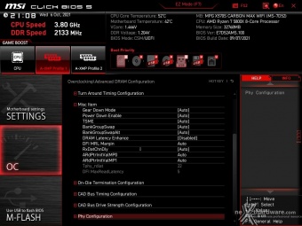 MSI MPG X570S CARBON MAX WIFI 8. MSI Click BIOS 5 - Overclock 14