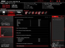 MSI MPG X570S CARBON MAX WIFI 8. MSI Click BIOS 5 - Overclock 16