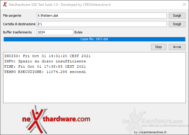Predator GM7000 2TB 7. Test Endurance Copy Test 1