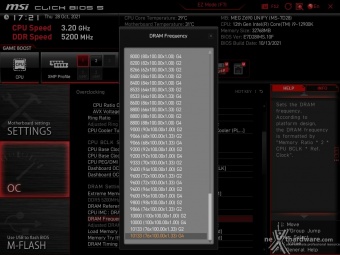 MSI MEG Z690 UNIFY 8. MSI Click BIOS 5 - Overclock 10