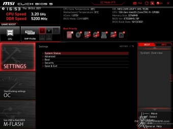 MSI MEG Z690 UNIFY 7. MSI Click BIOS 5 -  Impostazioni generali 3