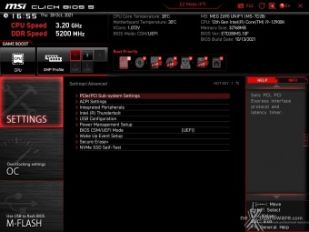 MSI MEG Z690 UNIFY 7. MSI Click BIOS 5 -  Impostazioni generali 4