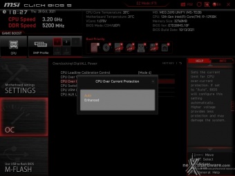 MSI MEG Z690 UNIFY 8. MSI Click BIOS 5 - Overclock 21