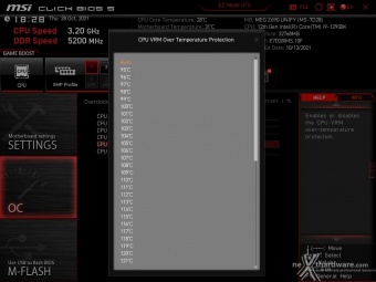 MSI MEG Z690 UNIFY 8. MSI Click BIOS 5 - Overclock 22