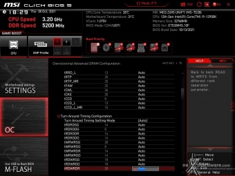 MSI MEG Z690 UNIFY 8. MSI Click BIOS 5 - Overclock 25