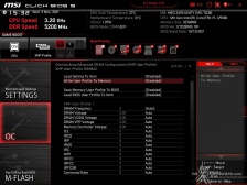 MSI MEG Z690 UNIFY 8. MSI Click BIOS 5 - Overclock 32