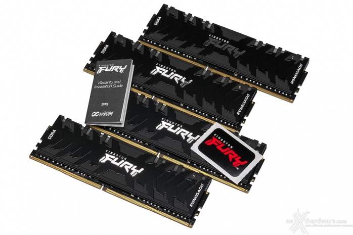 Kingston FURY Renegade DDR4 RGB 3600MHz 32GB 1. Presentazione delle memorie 4