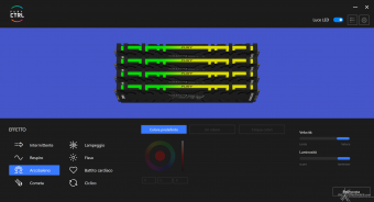 Kingston FURY Renegade DDR4 RGB 3600MHz 32GB 2. Software controllo illuminazione 3