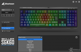 Sharkoon SKILLER SGK60 4. Software di gestione 10