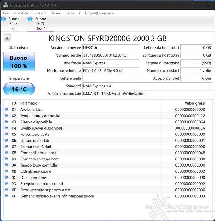 FURY Renegade SSD 2TB 2. Firmware - TRIM - SSD Manager 1