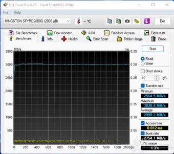 FURY Renegade SSD 2TB 5. Test Endurance Sequenziale 1