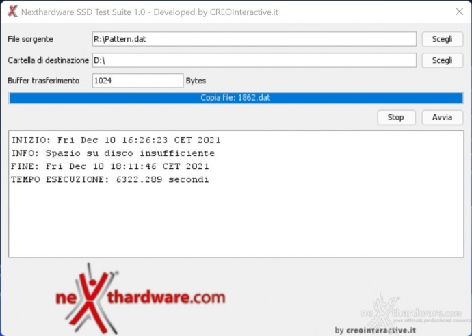 FURY Renegade SSD 2TB 7. Test Endurance Copy Test 1
