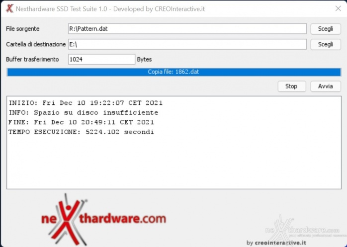 FURY Renegade SSD 2TB 7. Test Endurance Copy Test 2