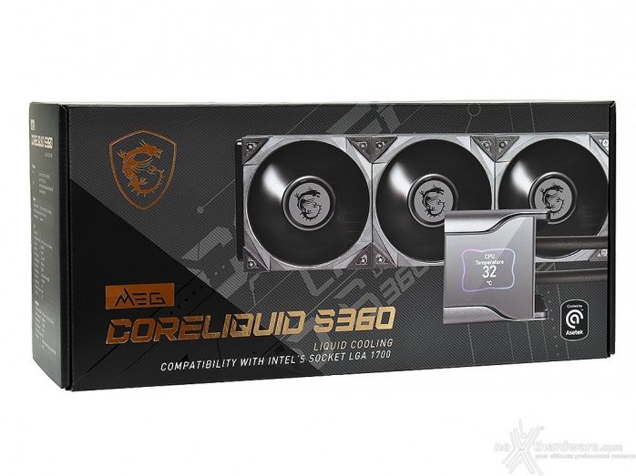 MSI MEG CORELIQUID S360 1. Packaging & Bundle 1