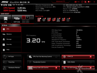 MSI MEG Z690 ACE 7. MSI Click BIOS 5 - Impostazioni generali 2
