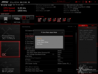 MSI MEG Z690 ACE 8. MSI Click BIOS 5 - Overclock 2