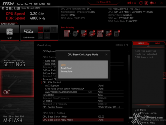 MSI MEG Z690 ACE 8. MSI Click BIOS 5 - Overclock 5