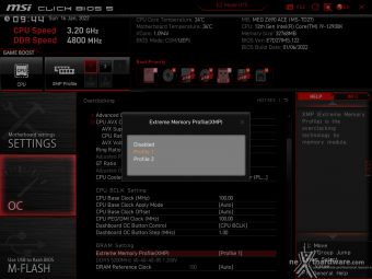 MSI MEG Z690 ACE 8. MSI Click BIOS 5 - Overclock 6