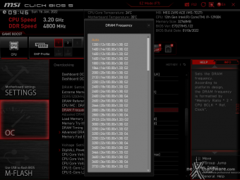 MSI MEG Z690 ACE 8. MSI Click BIOS 5 - Overclock 8