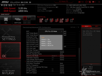 MSI MEG Z690 ACE 8. MSI Click BIOS 5 - Overclock 16