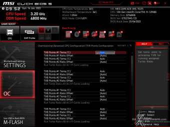 MSI MEG Z690 ACE 8. MSI Click BIOS 5 - Overclock 17