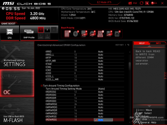 MSI MEG Z690 ACE 8. MSI Click BIOS 5 - Overclock 24