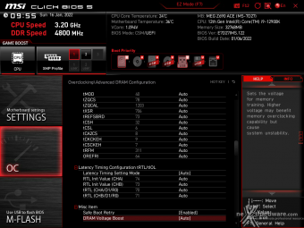 MSI MEG Z690 ACE 8. MSI Click BIOS 5 - Overclock 26