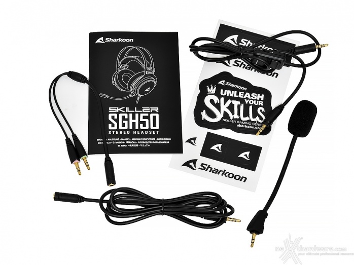 Sharkoon SKILLER SGH50 1. Unboxing 4