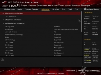 ASUS ROG MAXIMUS Z690 EXTREME 7. UEFI BIOS -  Impostazioni generali 7