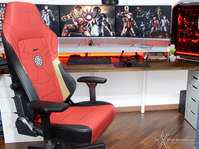 Noblechairs HERO IRON MAN EDITION 5. Regolazioni ed ergonomia 14