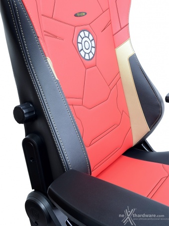 Noblechairs HERO IRON MAN EDITION 5. Regolazioni ed ergonomia 7