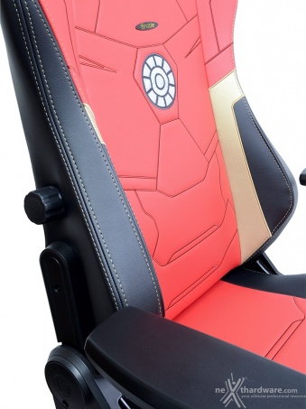 Noblechairs HERO IRON MAN EDITION 5. Regolazioni ed ergonomia 8