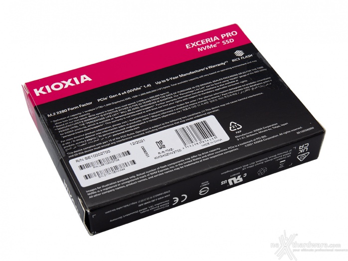 KIOXIA EXCERIA PRO NVMe SSD 2TB 1. Visto da vicino 2