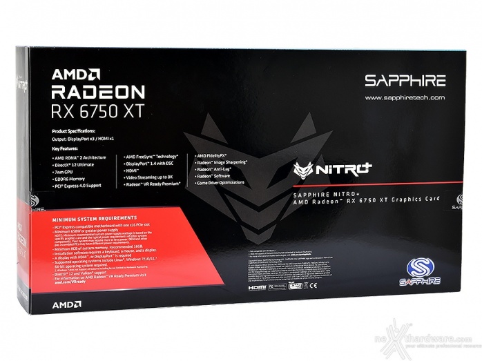 SAPPHIRE NITRO+ Radeon RX 6750 XT 1. Packaging & Bundle 2